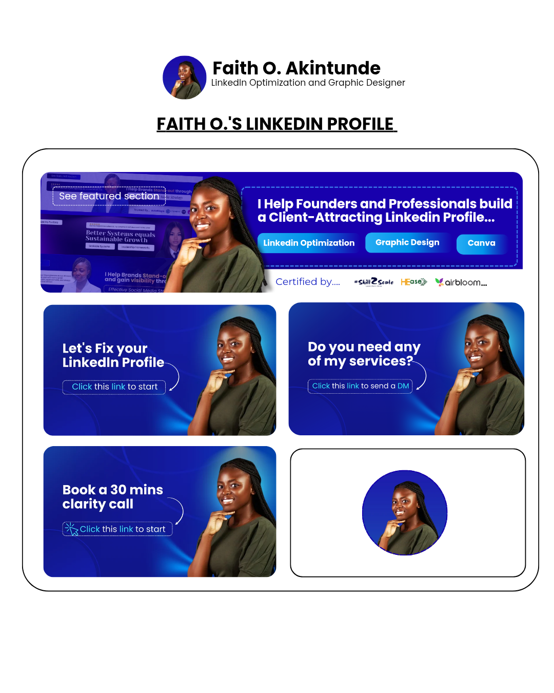 Faith O.'s Full LinkedIn Profile